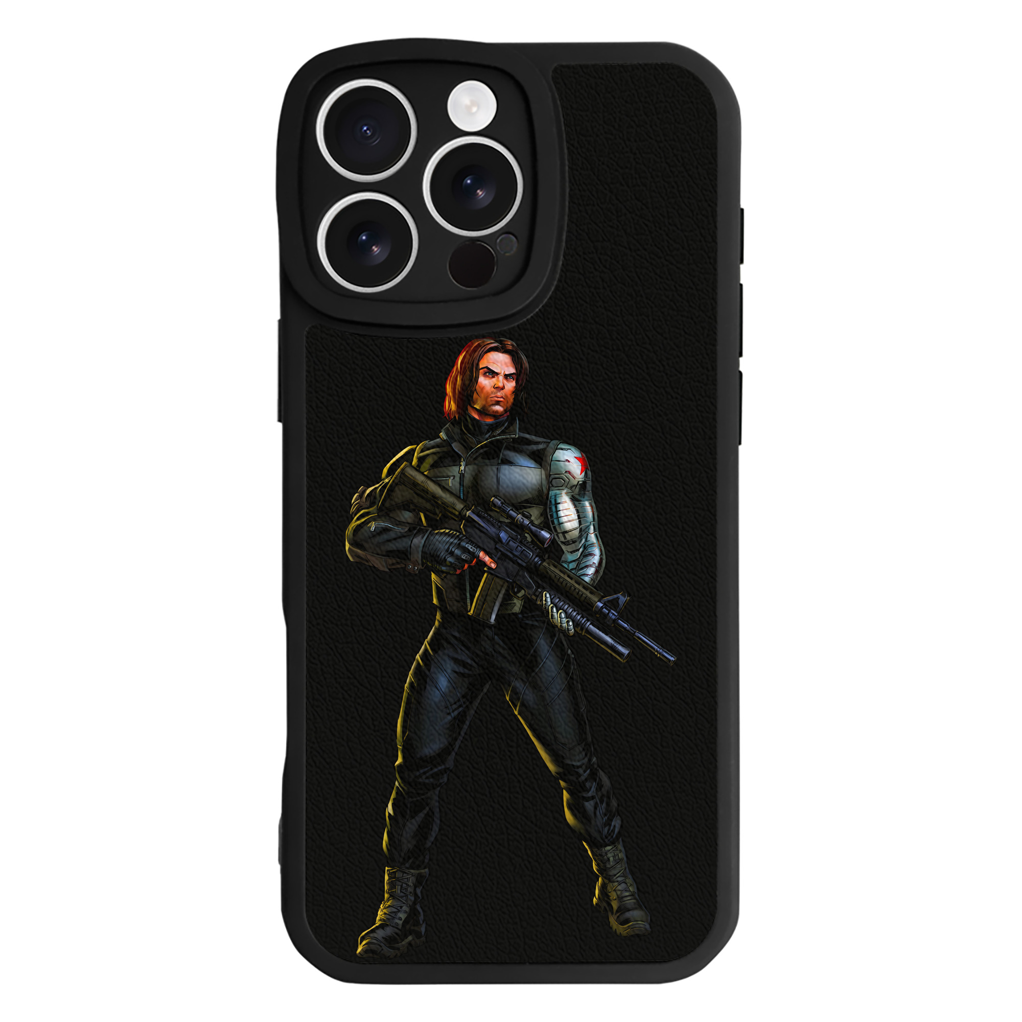 （画像用） アベンジャーズ The Avengers 【iPhone 16シリーズ対応】シリコンスマホケース（レザー調） 材質：シリコン